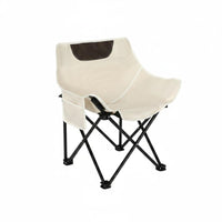 Lightweight Folding Moon Chair Easy to Set up Outdoor Seating for Camping, Bbq