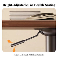 Minimalist Design Movable Coffee Table Multifunctional Adjustable Height Side Table Space Saving Living Room Furniture Sturdy & Long-Lasting for Apartment Dwellers, Homeowners, Telecommuting Workers, Bedroom, Balcony, Small Areas, Home Office