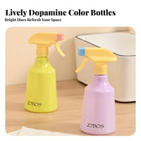 Fine Spray Bottle Ergonomic Design Refillable Plastic Dispenser Hair Mister Bottle Leak-Resistant Household Supply