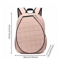 Tennis Backpack Adjustable Straps Badminton Bag Large Capacity Sports Backpack with Shoe Compartment for Teenagers