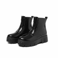 Non-Slip Sole Platform Rain Boots Fashionable Waterproof Jelly Boots Easy to Clean Women's Footwear Comfortable