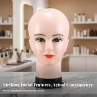 Hard Plastic Hat Display Head Black Base Mannequin Head Smooth Finish Display Bust Odorless