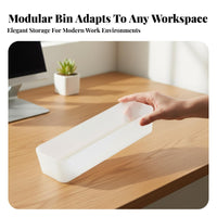 Space Saving Stati a Ry Storage Box Versatile Desk Drawer Organizer Set Multi-Purpose for Adults, Makeup Users, Desktop, Dresser, Craft Room