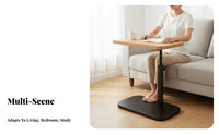 Space-Saving Height-Adjustable C-Table Multi-Functional Adjustable C-Shaped Desk Sturdy Construction Laptop Stand Easy Assembly for Telecommuting Workers, Professionals, Apartment Dwellers