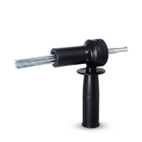 Carrying Case Needle Scaler Kit Ribbed Grip Electric Hammer Needle Scaler Multi-Surface Use Concrete Cleaning Attachment