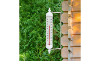 Wall-Mounted Thermometer with Bracket Decorative Wall-Mounted Thermometer Analog Temperature Gauge for Gardeners, Patio