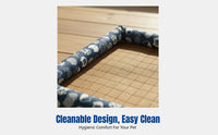 Cat Cooling Bed Mat, Washable Four-Season Pet Pad, Random Pattern, Dog Bed