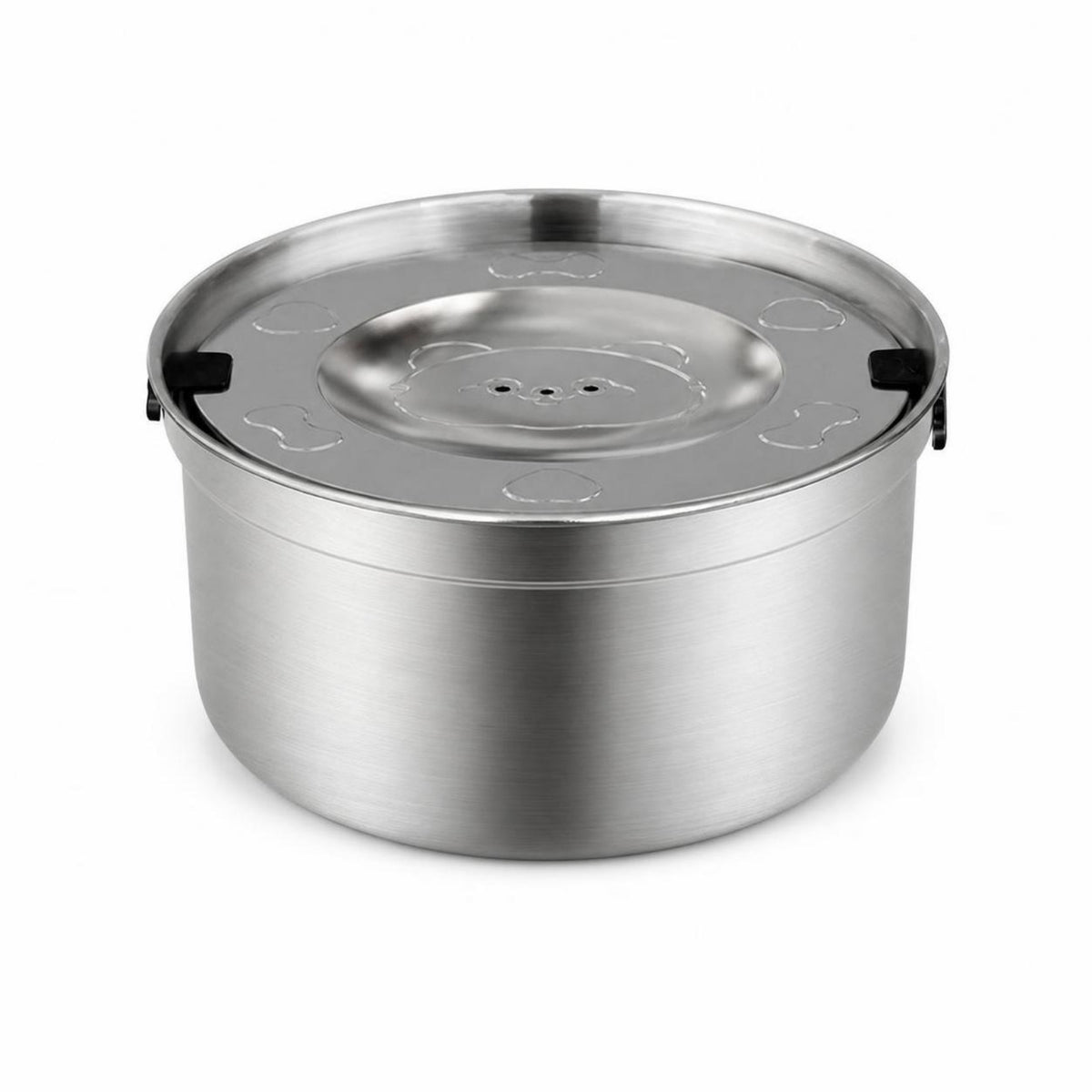 Dog Bowl with Floating Disk Anti-Slip Floating Water Bowl Removable Easy to Clean for Dogs, Home, Travel