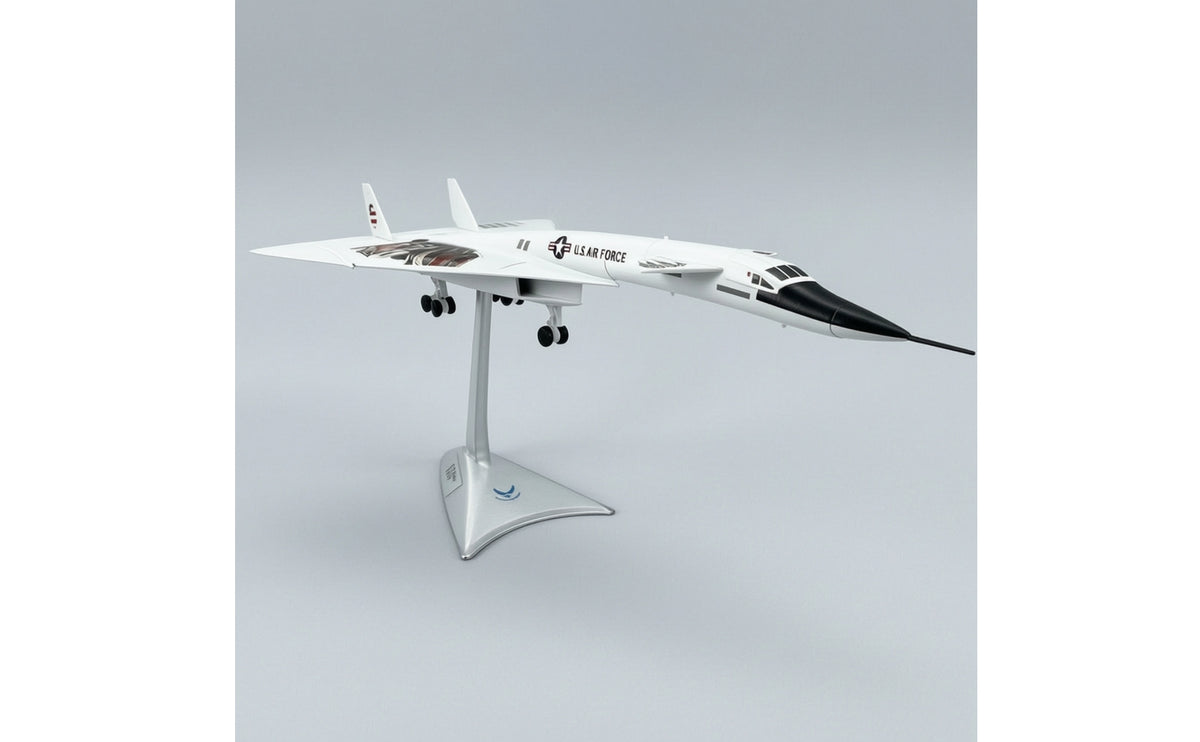 XB-70 Aviation Model Model Airplane 1:200 Scale XB-70 Aviation Model Model Diecast Model Airplane with Landing Gear for Aviation Enthusiasts