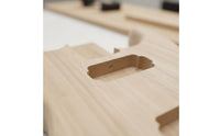 Ready to Finish Hardwood Guitar Body Blank Unfinished Electric Guitar Body for Luthiers