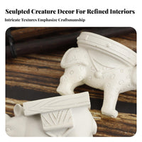 Animal Figurine Candle Holder Creative Design Animal Candle Holder Lifelike Figure Decorative Candlestick for Couples, Entrance Bedroom, Desktop