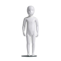 Full-Body Child Mannequin White Kids Clothing Mannequin Sturdy Dress Form for Shop Storefronts