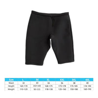 3mm Wetsuit Swim Trunks Stretchable Neoprene Wet Suit Trunks Stretchy Thermal Wetsuit Shorts Flatlock Seams for Swimming