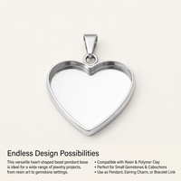 Stainless Steel Pendant Trays for Resin Jewelry Making, DIY Bezel Pendant Trays Kit, Blank Bezel Pendant for Crafts