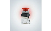 Aluminum Alloy Dome Push Button Valve Compact Button Type Pneumatic Valve Momentary Air for Machinists