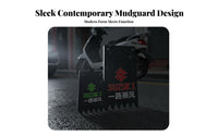 Motorcycle Mud Flap Reflective Mud Flap Thickened Motorcycle Mudguard for Electric Two-Wheeler Users, Night Driving, Daily Commuting, Outdoor Riding