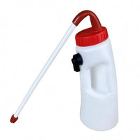 Calf Drenching Bottle Veterinary Calf Tube Feeder Oral Drenching Bottle Integrated Handle Translucent Plastic