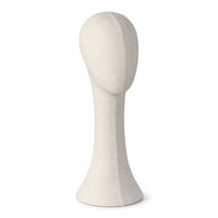 Stable Mannequin Head with Fabric Cover Neutral Fabric Mannequin Head Lightweight Long-Lasting for Boutiques, Milliners