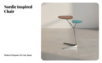 Nordic Design Three-Legged capsule Chair designerNordic-influenced Single Sofa Statement Piece Indoor Seating distinctive Shape for Interior Designers, Apartment Dwellers, Living Room, Balcony, Lounge Area, perusing corner
