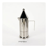 Kettle with Ball Finial Reflective Metal Kettle Figurine Minimalist Ornament for Living Room