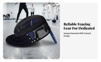 Fencing Instructor Helmet High Strength Shell Fencing Helmet HEMA Helmet Removable Liner Sports Headgear Adjustable Fit
