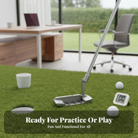 Putting Tool Head Practice Aid Blade Putting Tool Head Putting Instructor Ambidextrous Design Long-Lasting Zinc Alloy
