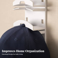 Baseball Cap Display Holder Mount Option Wall Mounted Hat Rack