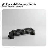 Full Body Use Suction Cup Massage Roller Solid Core Spiky Foam Roller with Stand High Load Capacity Fitness Equipment for Athletes, Home Gym