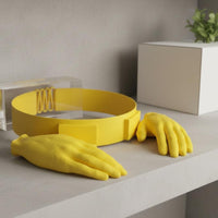 Novelty Item Hand Shaped Sun Visor Adjustable Band Palm Hands Visor Hat Fashion Accessory for Beach