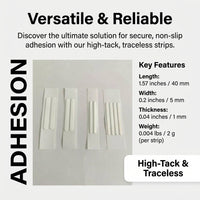 Strong Double Sided Mounting Tape for , Clear Traceless Adhesive for Poster Room Posters, Sticky for Phone Cases, 4mm 5mm Width, 0.5mm Thick