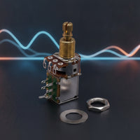 500k A500K Potentiometer Compact Guitar Pot with Push-Pull Switch Smooth Push-Pull Guitar Pot Slim Design for Guitarists, Luthier