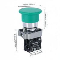 22mm Push Button Switch Self-Resetting 22 Mm Push Button Switch Screw Terminals Electrical Accessory