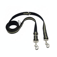 Striped Stitching Woven Dog Leash Outdoor Pet Gear for Outdoors