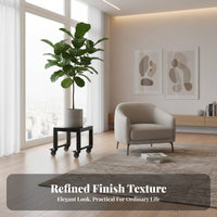 Rolling Plant stand With casters Rolling Pot Mover Floorgentle for Living Room