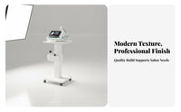 Cosmetic Treatment Trolley Multi-Functional Esthetician Rolling Trolley Mobile Spa Equipment Stand Lockable Casters