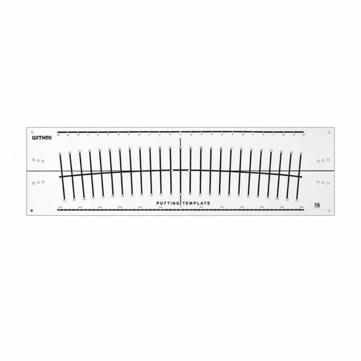 Golf Putting Template Alignment Putting Template Portable for Practice Surface