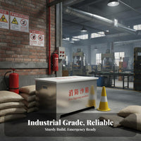 Fire Fighting Sandbox Thickened Material Fire Sand Storage Box Rust-Resistant Stainless Steel Sandbox for Warehouse Factories, Commercial Buildings