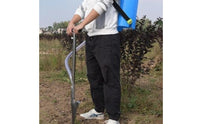 Backpack Fertilizer Applicator Precision Manual Seeder with Backpack Tank Manual Seeder Lightweight Seed Spreader with Twist Cap