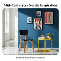 Nordic design arcd rearrest Wooden Chair full Wood Construction Household Furniture Designer Inspired Indoor Seating Minimalist Design for Apartment Dwellers, Interior Decorators, Dining Room, Kitchen, Restaurant, Reception Area