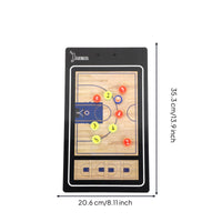 Portable Foldable Basketball Tactic Board Rewritable Basketball Board Reusable for Players, Courtside