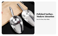 Gardening Hand Rustproof Stainless Steel Ladle Easy to Clean Multipurpose Utility Ladle for Gardeners, Shopkeepers, Garden, Outdoor, Restaurant