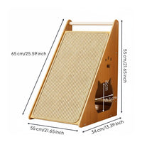 Low-Shedding Cat Scratcher House Long-Lasting Indoor Cat Playhouse Stable Design Pet Furniture Easy Assembly