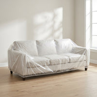 Disposable Sofa Dust Cover with Elastic Band, Furniture Dustproof Cover with Elastic Opening