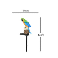Garden Stake Light with Parrot Tropical Solar Parrot Light Small for Flower Bed