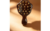 Wooden Scalp Massage Comb Smooth Hardwood Comb with Massage Tines Compact for Travel
