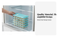 preservingKeeping Multitier Dumpling Box Compartmentalized Lidded Dumpling Tray Stackable Freezer Organizer Transparent container for Meal Preppers, Home Cooks, Families, Refrigerator
