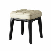 Stackable Design Padded Stacking Stool Space-Saving Household Furniture Multi-Purpose Footrest Rounded Corners for Children, Families, Homeowners, Living Room, Bedroom, Entryway, Parties