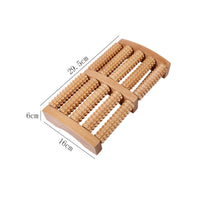 Wooden Foot Massager Roller Natural Foot Massage Roller Textured for Home, Office