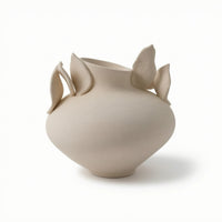 Ceramic Vase Organic Sculptural Vase Matte Decorative Vessel for Entryway