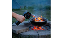 Electric BBQ Air Blower Fast Ignition Portable BBQ Fan Heat-Resistant Electric Fire Blower for Barbecue, Camping